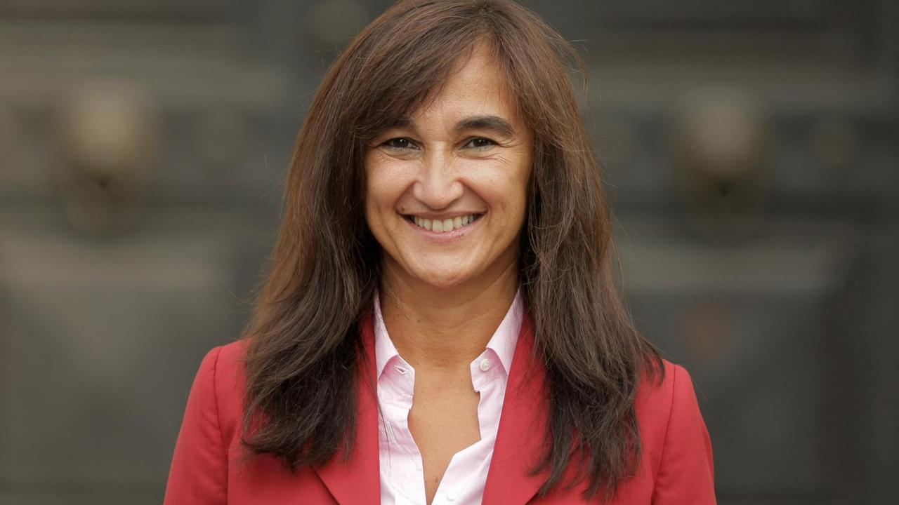Porträtfoto der italienischen Abgeordneten der Demokratischen Partei, Laura Garavini, aufgenommen am 28.08.2013