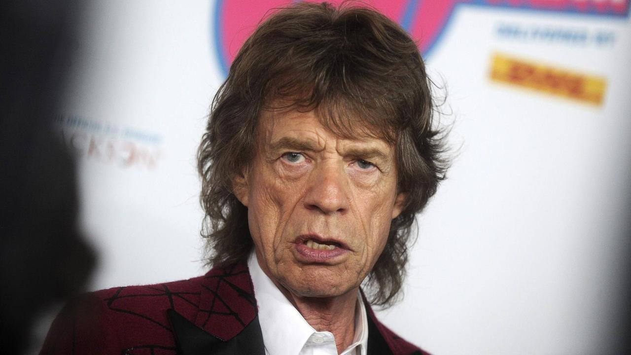 Mick Jagger bei der Eröffnung der Ausstellung The Rolling Stones Exhibitionism im Industria Superstudio in New York 15.11.2016
