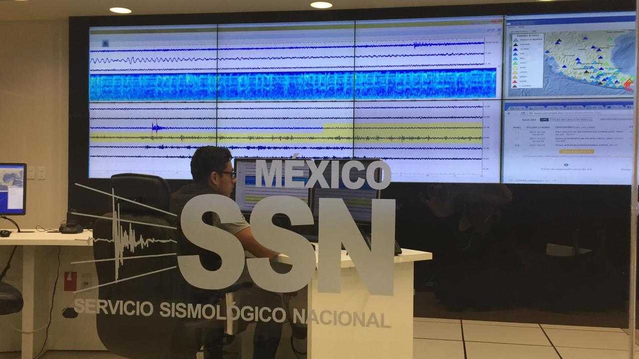 Das seismologische Institut in Mexiko-Stadt