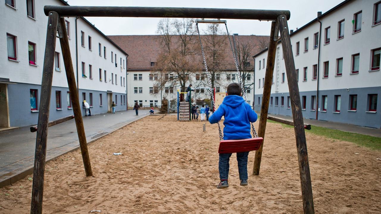 Flüchtlingslager in Zirndorf (Bayern)
