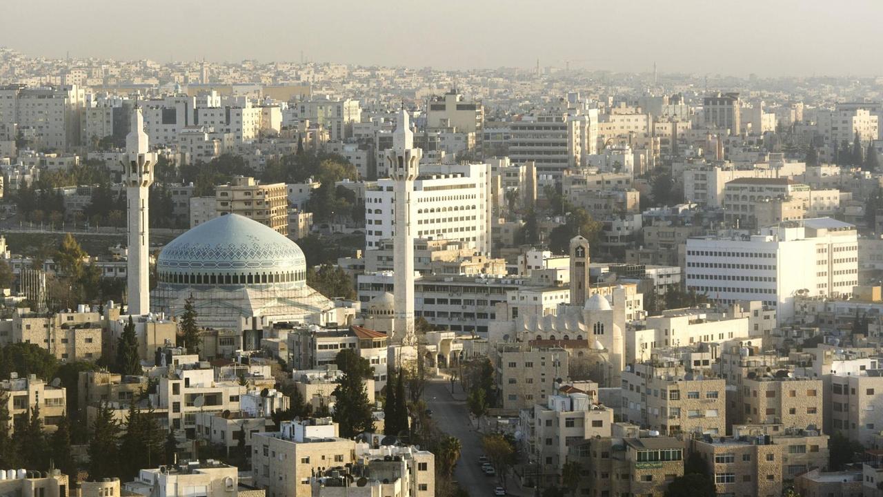 Blick auf die Stadt Amman Blick auf die Stadt Amman