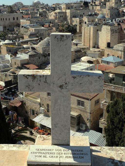 Blick auf das christliche Viertel in der Altstadt von Jerusalem
