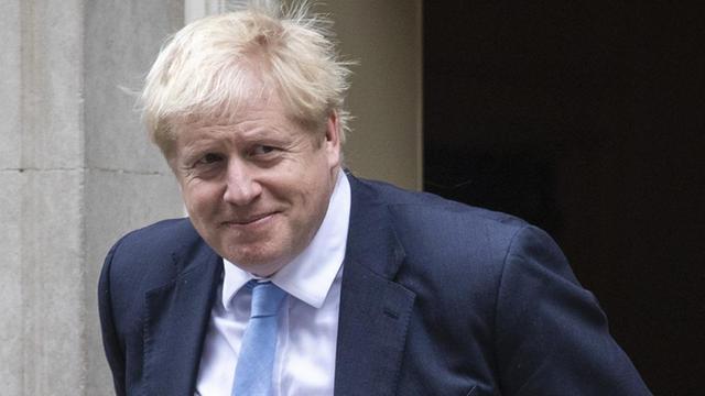 Boris Johnson vor 10 Downing Street