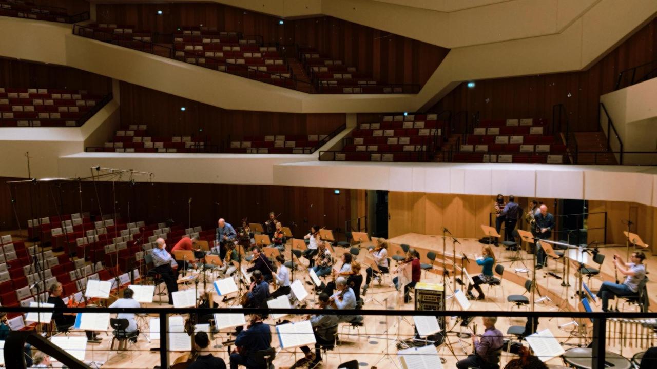 Die Dresdner Philharmoniker bei der Probe Die Dresdner Philharmoniker bei der Probe