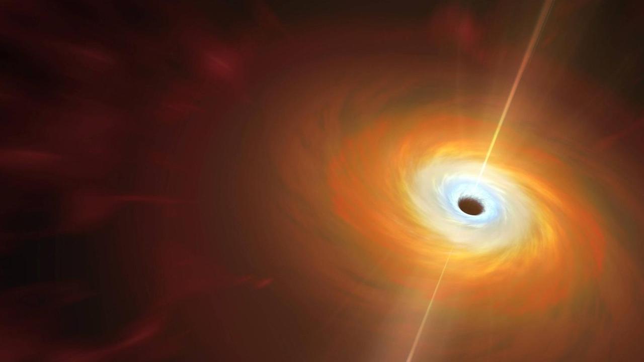 Ein schwarzes Loch (Symbolbild)