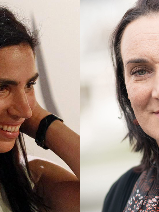 Die Schriftstellerinnen Dana Grigorcea (l.) und Terézia Mora (r.)