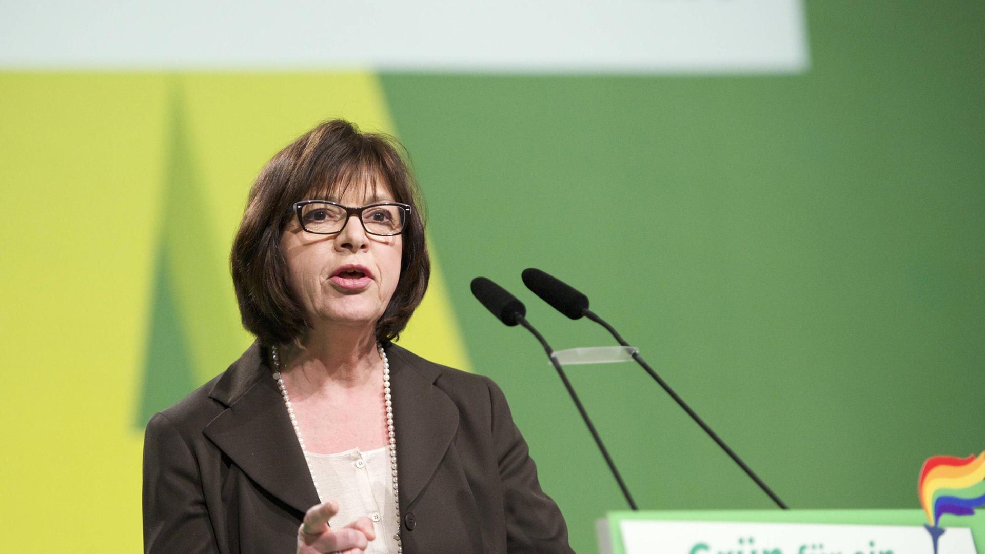 Die Fraktionsvorsitzende der Grünen im Europaparlament, Rebecca Harms. Die Fraktionsvorsitzende der Grünen im Europaparlament, Rebecca Harms.