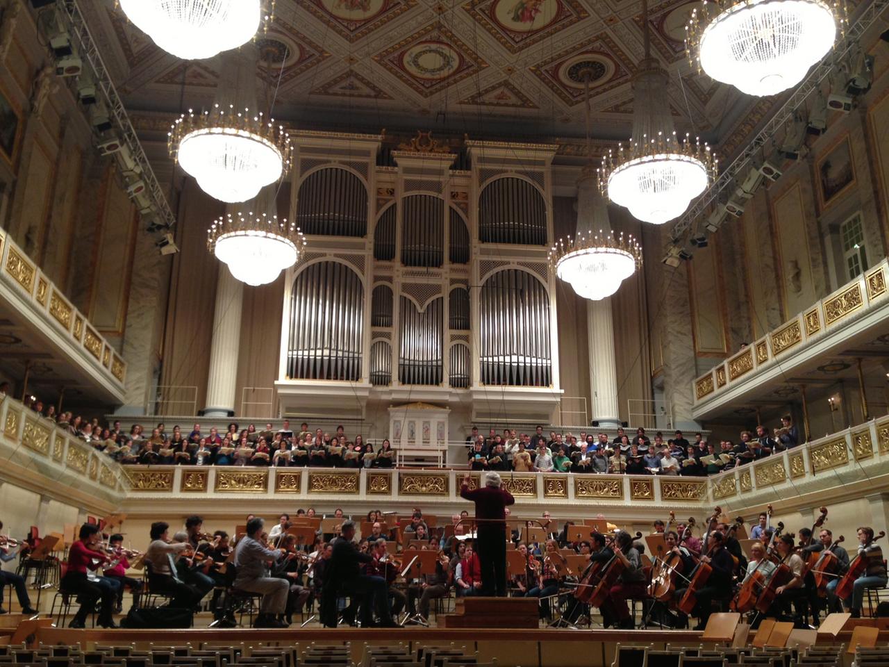 Proben im Konzerthaus am Gendarmenmarkt Proben im Konzerthaus am Gendarmenmarkt