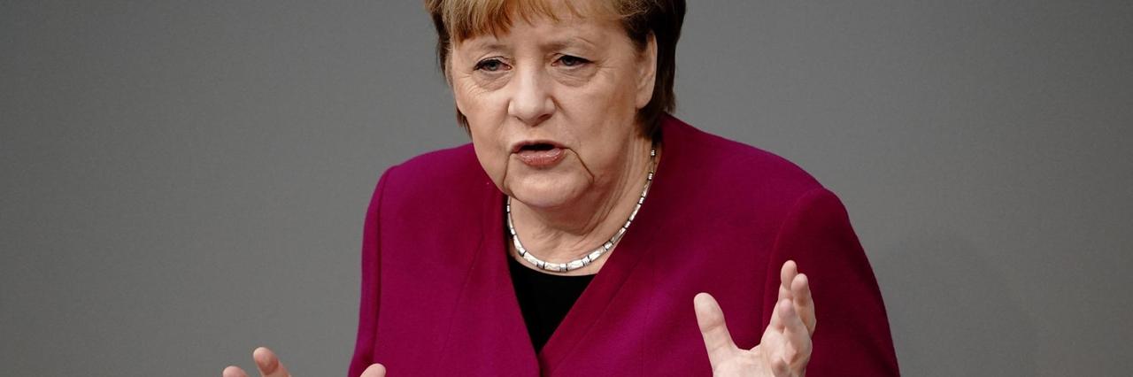 Berlin: Bundeskanzlerin Angela Merkel (CDU) gibt im Bundestag eine Regierungserklärung zur Corona-Pandemie und zum Europäischen Rat ab. Berlin: Bundeskanzlerin Angela Merkel (CDU) gibt im Bundestag eine Regierungserklärung zur Corona-Pandemie und zum Europäischen Rat ab.