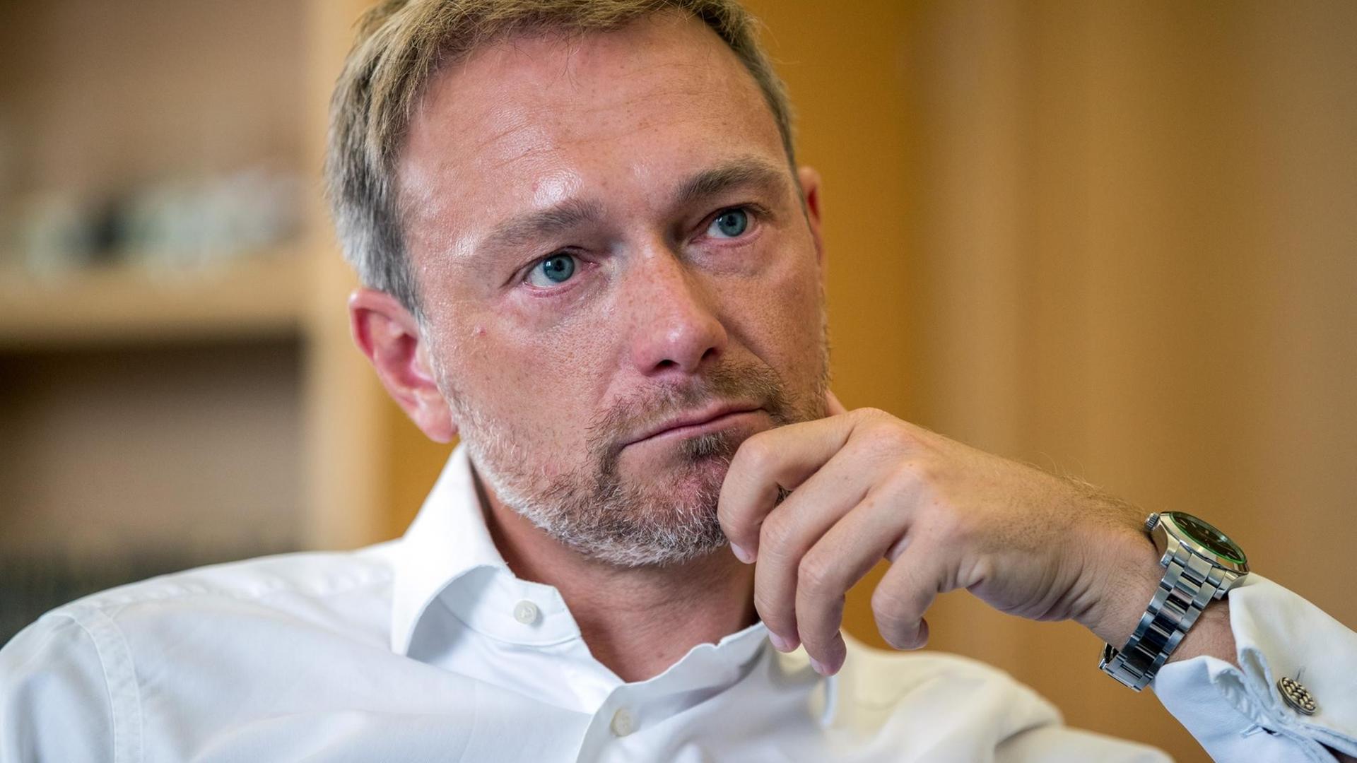 Der FDP-Vorsitzende Christian Lindner Der FDP-Vorsitzende Christian Lindner