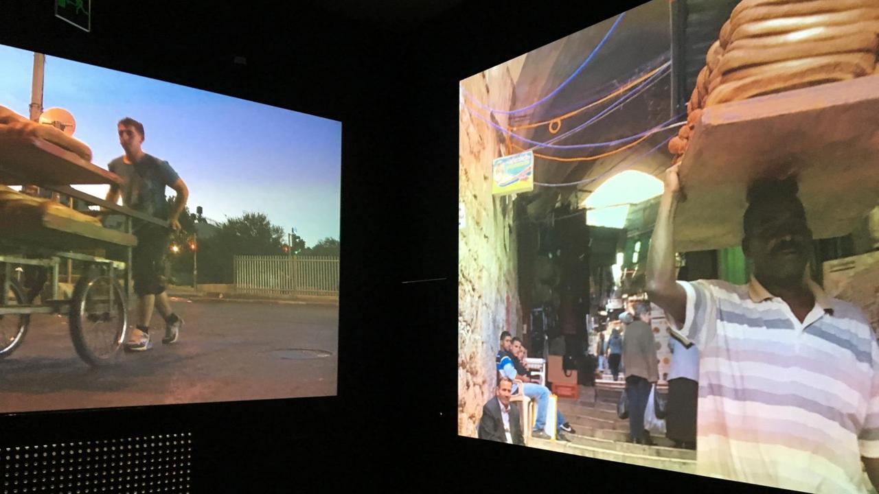 Kuratoren setzen neue Medien ein: Exponate der Ausstellung "Welcome to Jerusalem" im Jüdischen Museum Berlin Kuratoren setzen neue Medien ein: Exponate der Ausstellung "Welcome to Jerusalem" im Jüdischen Museum Berlin