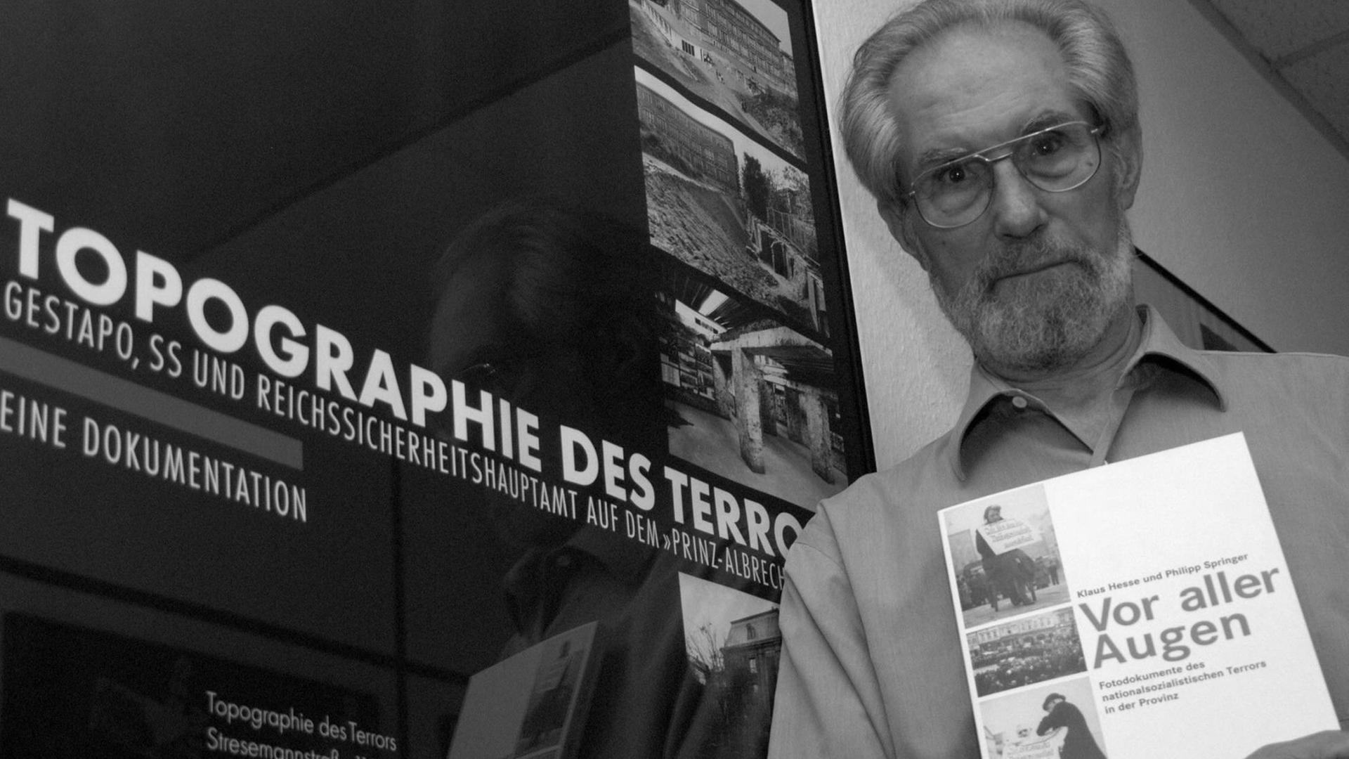 Der Historiker Reinhard Rürup war der erste Leiter der Gedenkstätte "Topographie des Terrors" in Berlin Der Historiker Reinhard Rürup war der erste Leiter der Gedenkstätte "Topographie des Terrors" in Berlin