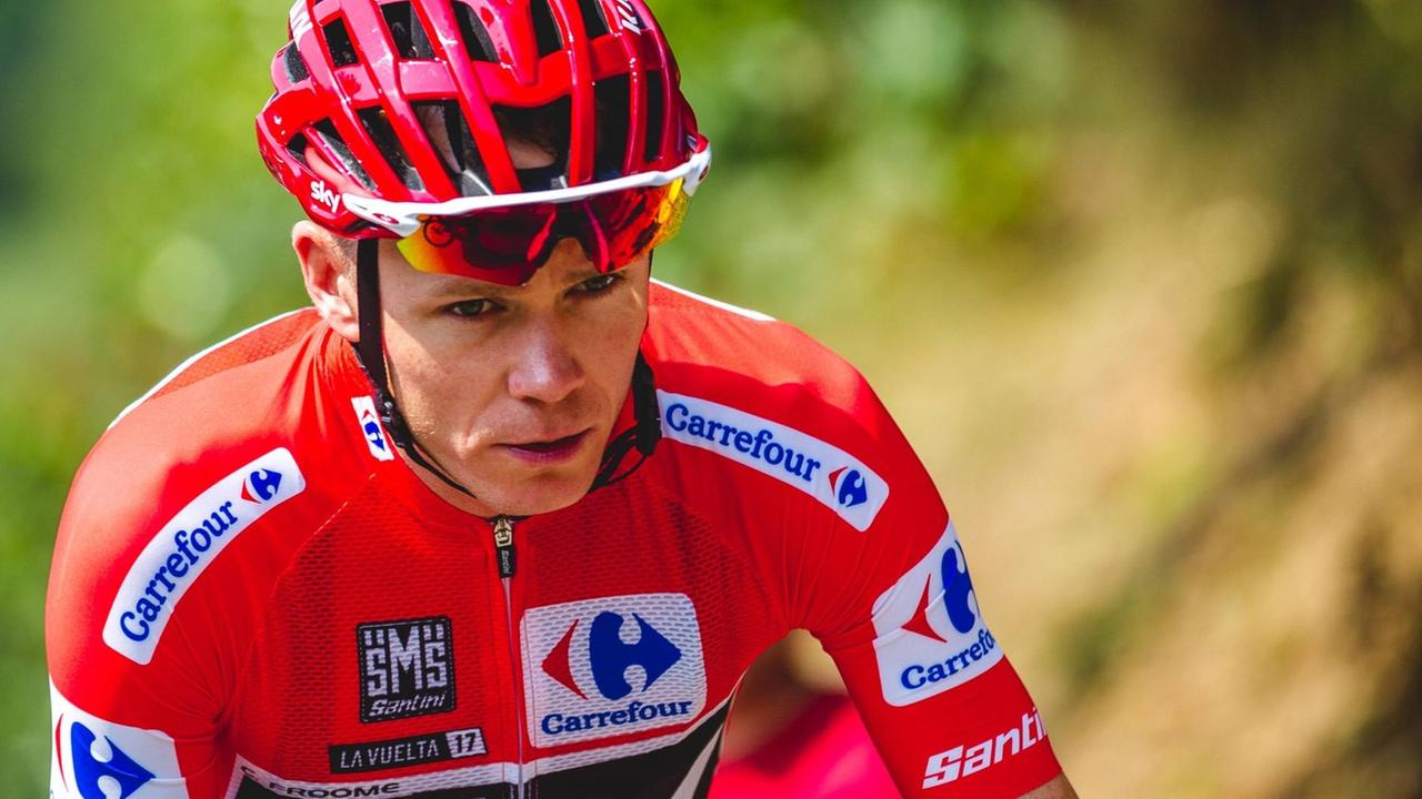 Radprofi Chris Froome während der Vuelta Radprofi Chris Froome während der Vuelta