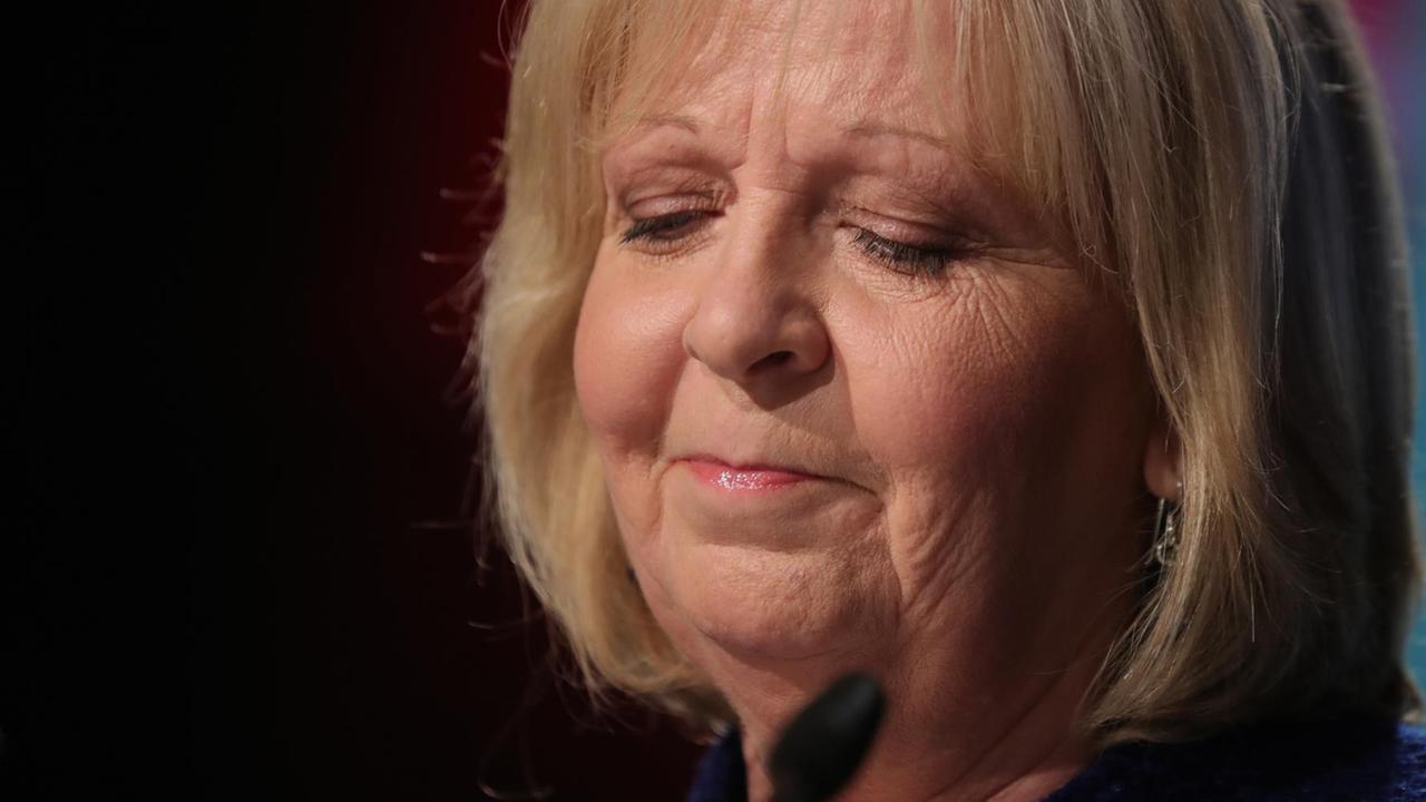 Eine enttäuschte Hannelore Kraft im Porträt. Eine enttäuschte Hannelore Kraft im Porträt.
