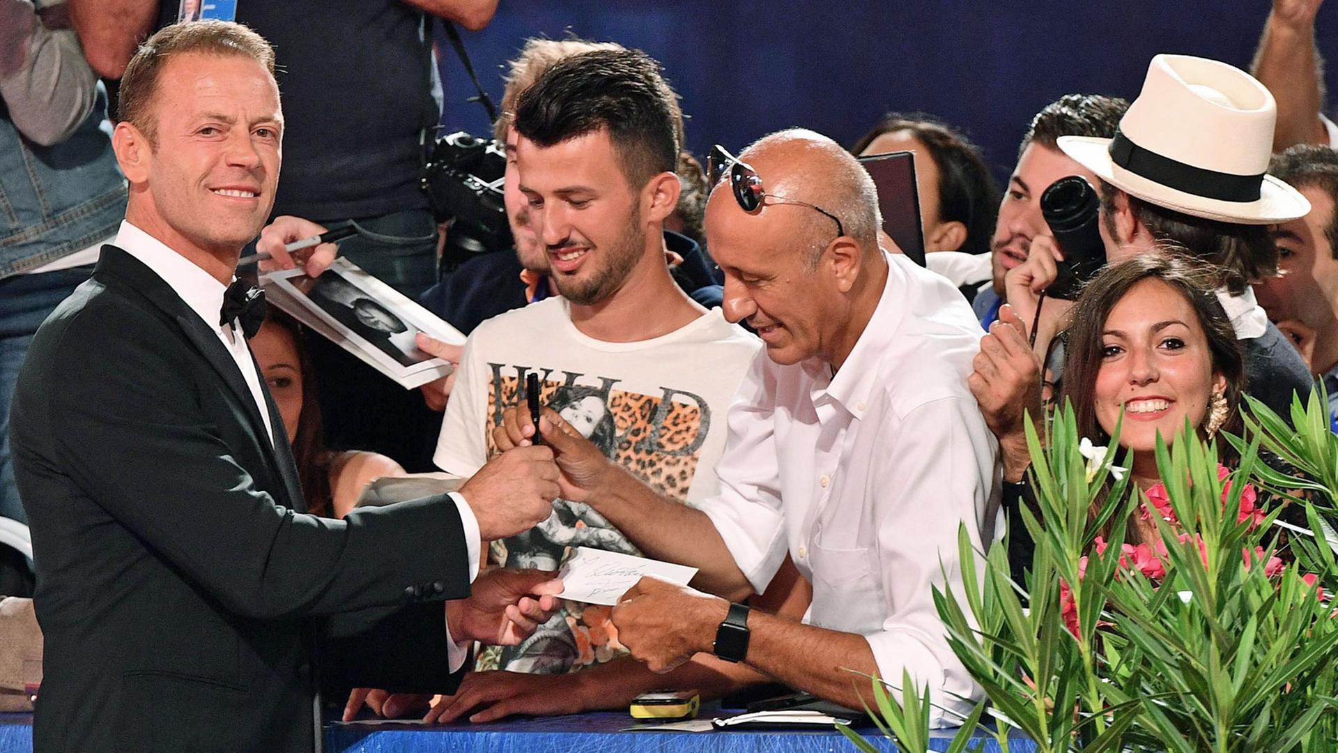 Rocco Siffredi als DokuStar Porno bei den Fimfestspielen in Venedig