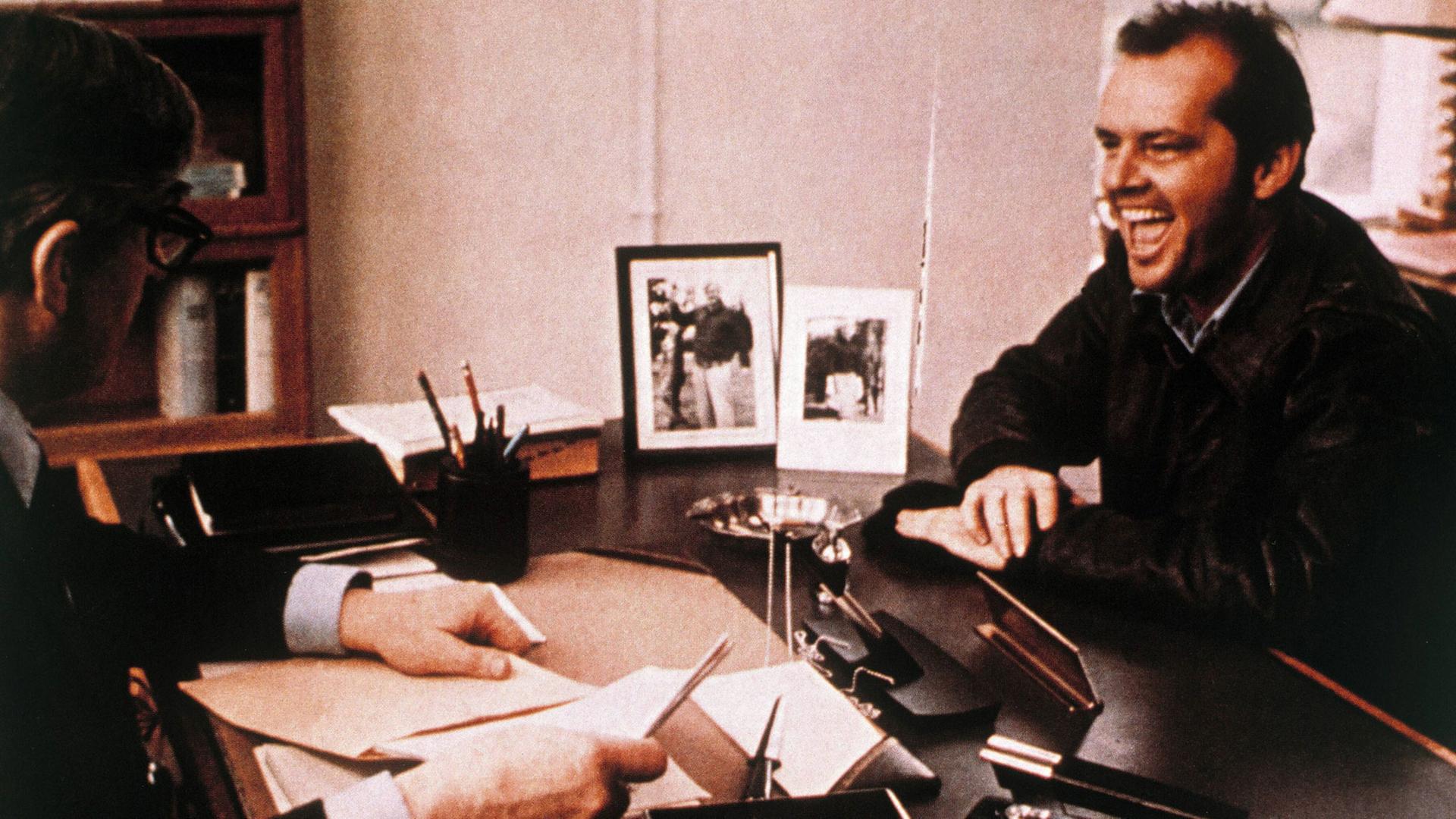 Jack Nicholson in einer Szene von "Einer flog über das Kuckucksnest" Jack Nicholson in einer Szene von "Einer flog über das Kuckucksnest"
