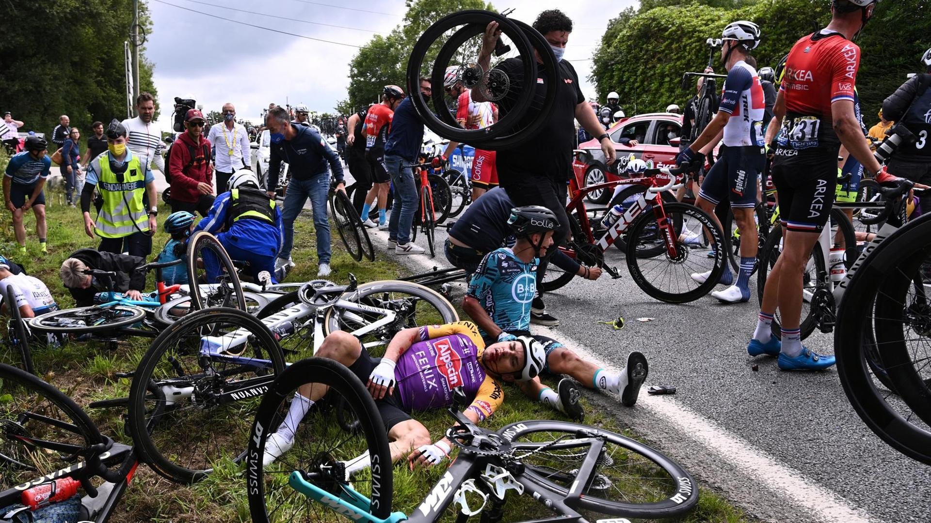 Accident la tour de salvagny