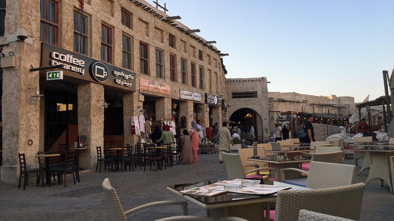 Der alte Souk von Doha wurde aufwändig restauriert. Der alte Souk von Doha wurde aufwändig restauriert.