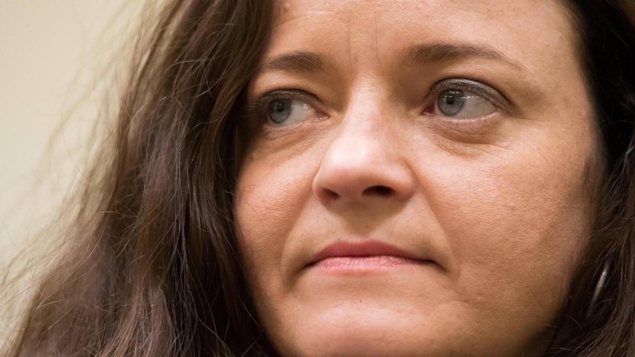Großaufnahme von Beate Zschäpe Großaufnahme von Beate Zschäpe