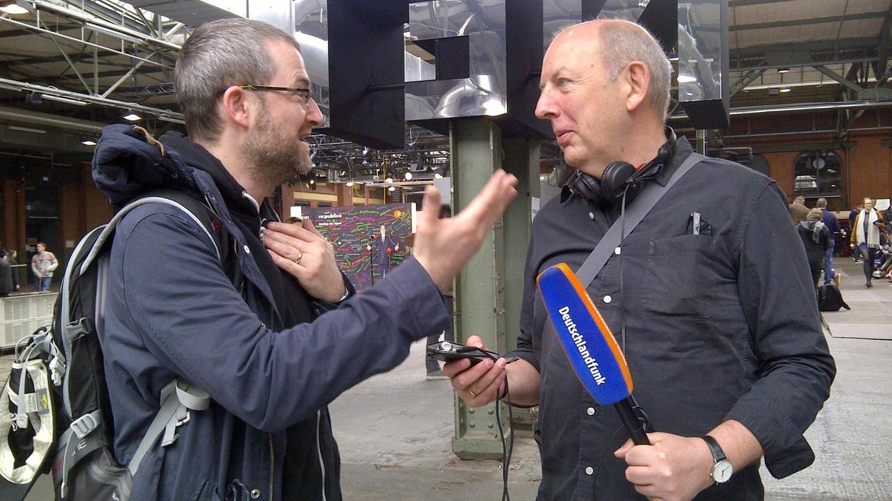 Manfred Kloiber und Jan Rähm auf der Republica Manfred Kloiber und Jan Rähm auf der Republica