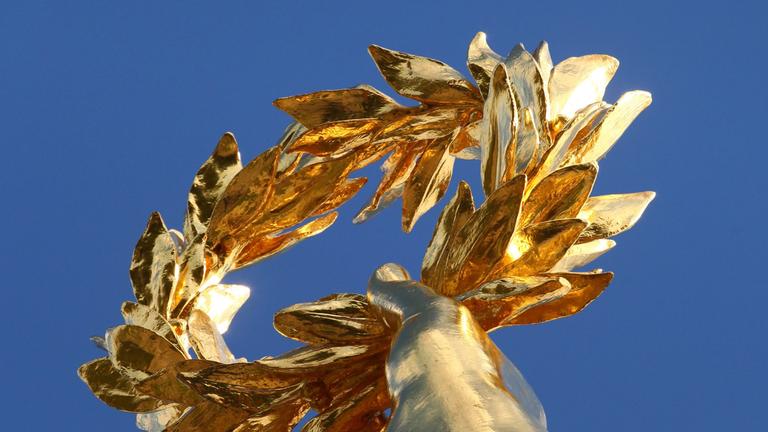 Siegessäule Berlin - Lorbeerkranz der Viktoria Siegessäule Berlin - Lorbeerkranz der Viktoria
