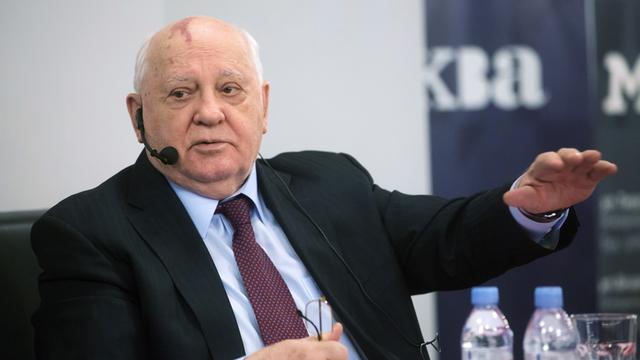 Der frühere sowjetische Präsident Michail Gorbatschow im November 2014