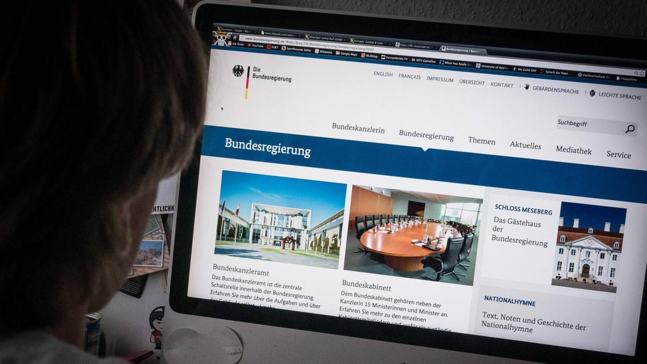 Die Internetseite der Bundesregierung Die Internetseite der Bundesregierung