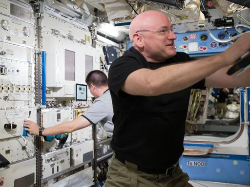 Scott Kelly in der Internationalen Raumstation