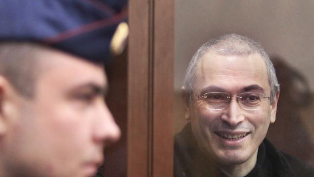 Michail Chodorkowski während seines Gerichtsprozesses in Moskau am 2. November 2010.