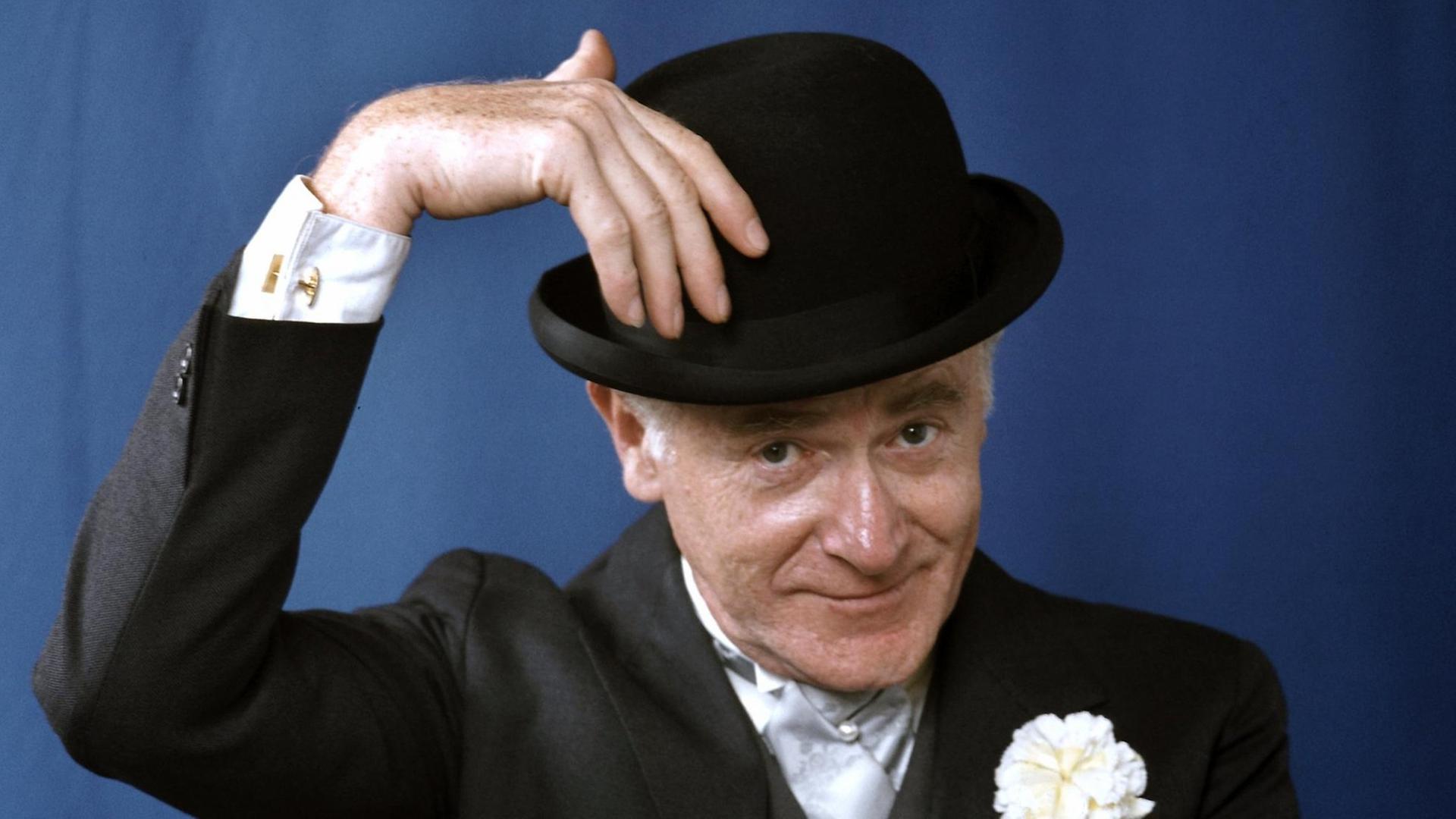 Der tschechische Schauspieler Otto Simanek in seiner Rolle als "Pan Tau", aufgenommen 1979. Der tschechische Schauspieler Otto Simanek in seiner Rolle als "Pan Tau", aufgenommen 1979.