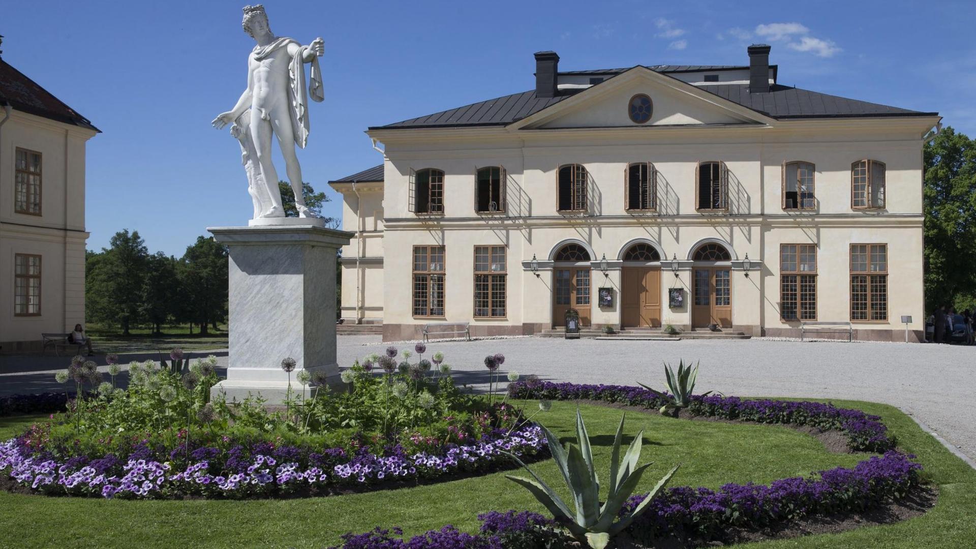 Blick auf das Schlosstheater Drottningholm Blick auf das Schlosstheater Drottningholm