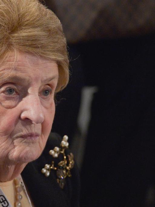 Die ehemalige US-Außenministerin Madeleine Albright bei der Münchner Sicherheitskonferenz 2020.