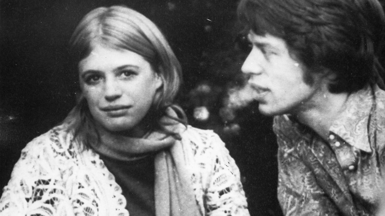 Marianne Faithfull und Mick Jagger
