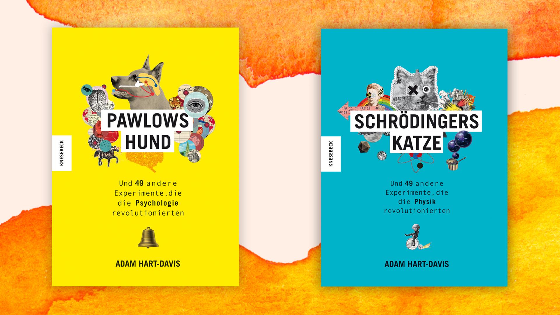 Die Cover von zwei Büchern von Adam Hart-Davis sind auf orange-weißem Hintergrund zu sehen. Die Cover von zwei Büchern von Adam Hart-Davis sind auf orange-weißem Hintergrund zu sehen.