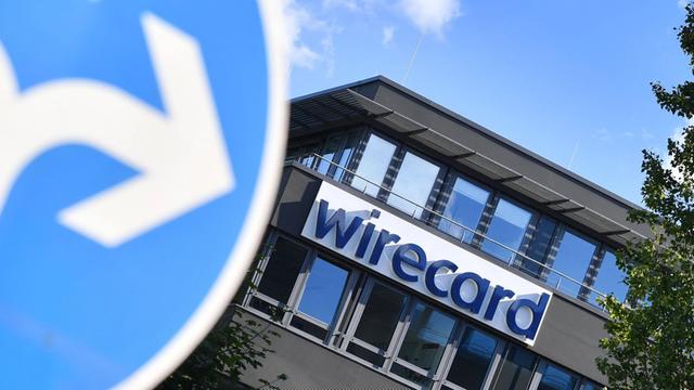 Sitz der Wirecard AG in Aschheim Dornach mit Wirecard-Logo