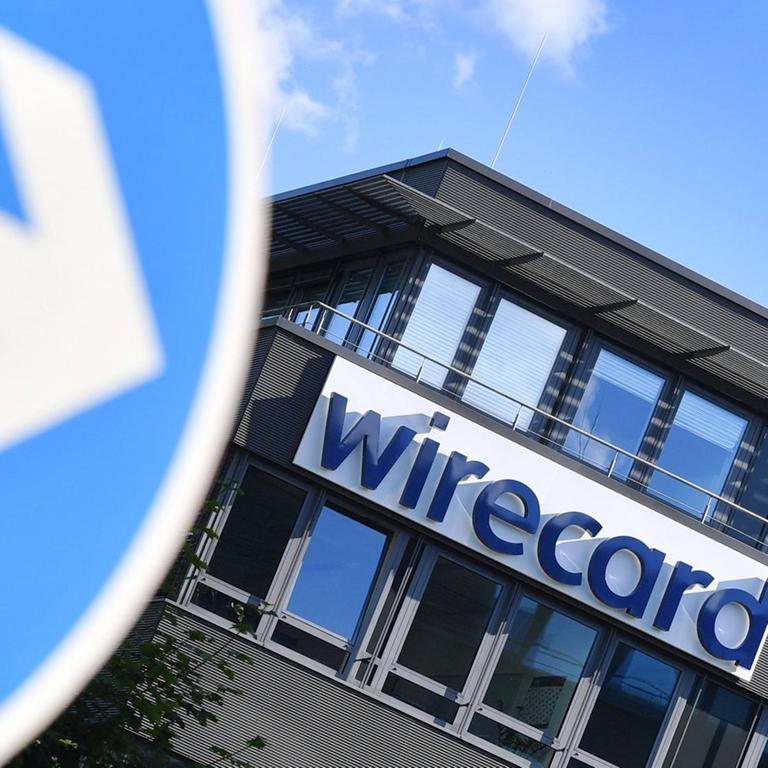Sitz der Wirecard AG in Aschheim Dornach mit Wirecard-Logo