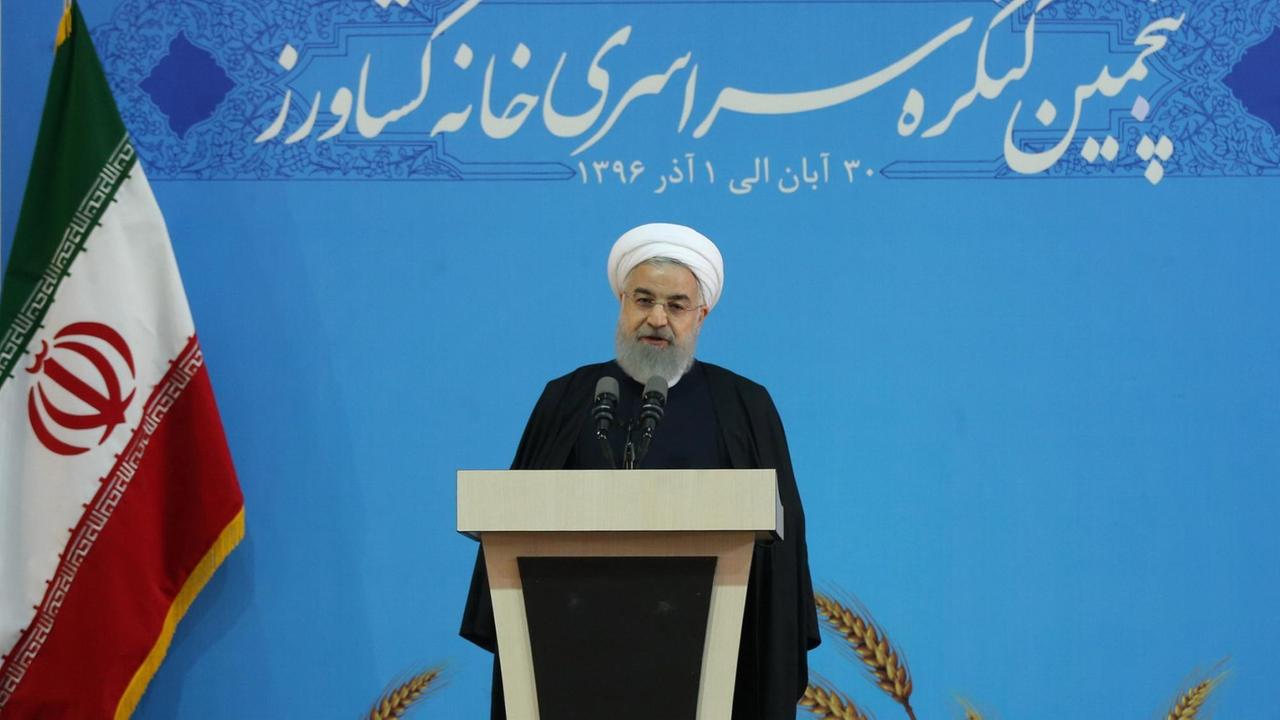 Der iranische Präsident Hassan Ruhani Der iranische Präsident Hassan Ruhani