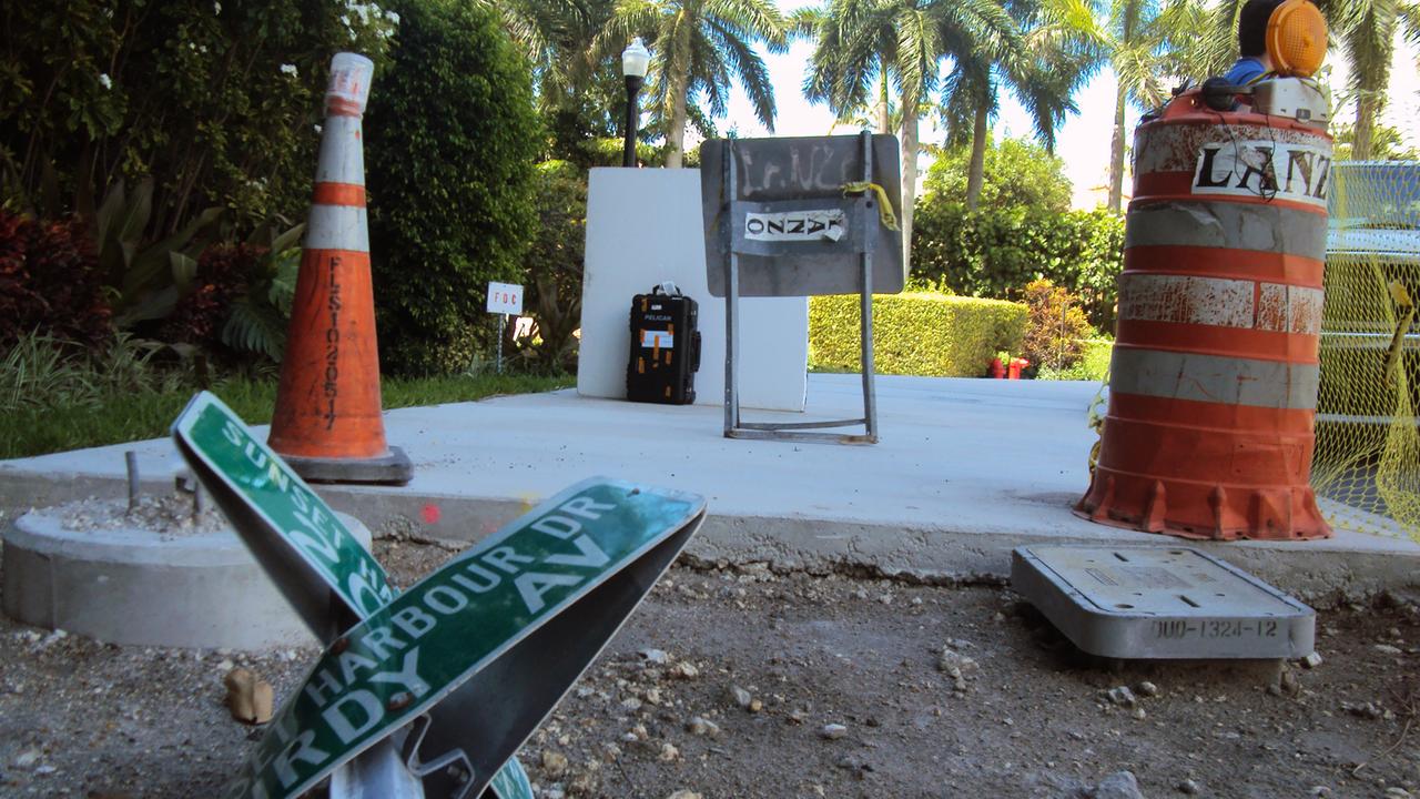 Nichts bleibt wie es war - Baustelle in Miami Beach.