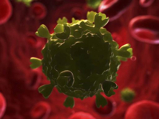 Das HI-Virus in einer Darstellung