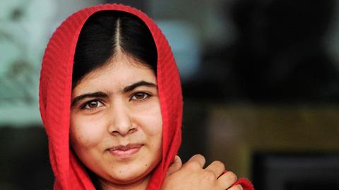 Malala Yousafzai erhält den Sacharow-Preis.