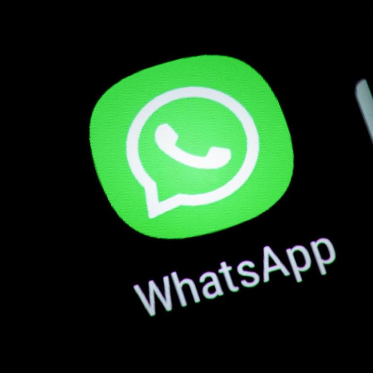Der Messenger-Dienst WhatsApp auf einem Smartphone