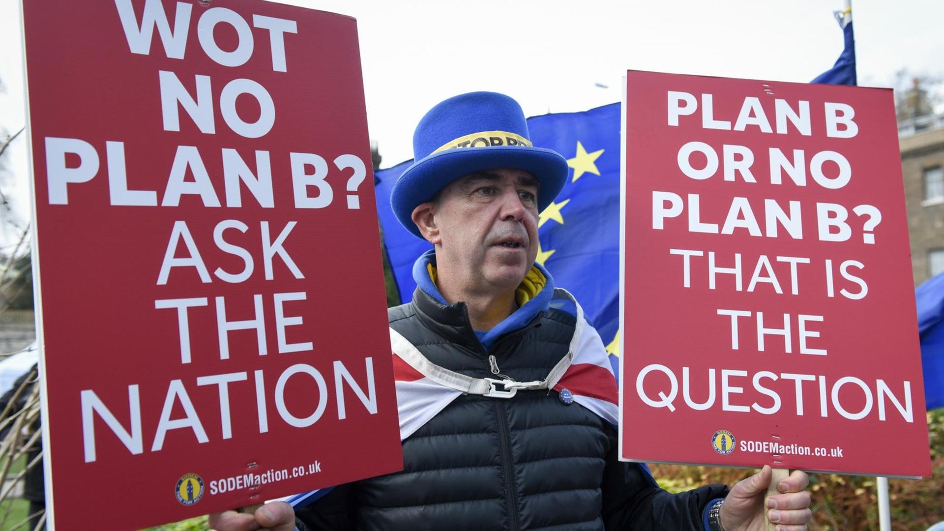 Anti-Brexit-Proteste vor dem Parlament in London Anti-Brexit-Proteste vor dem Parlament in London