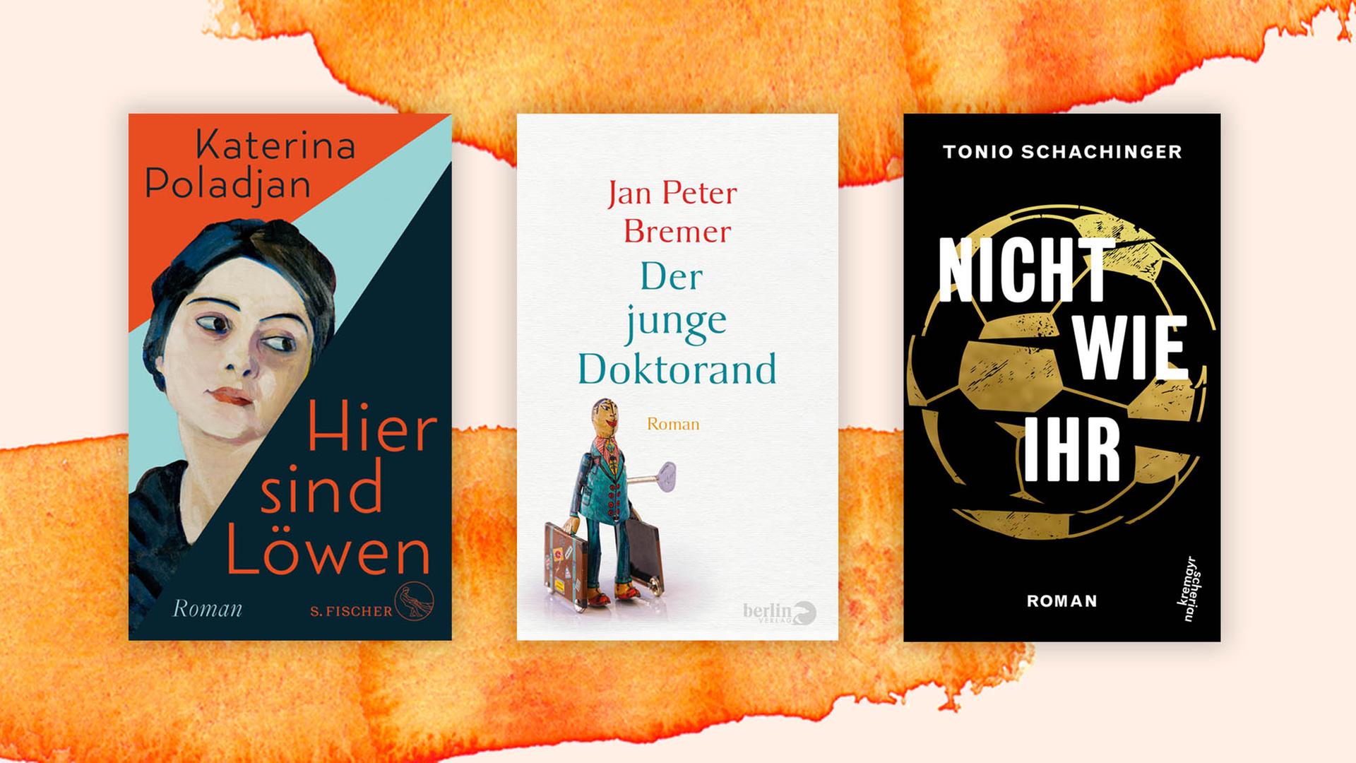 Wiebke Porombkas Favoriten ("Hier sind Löwen", "Der junge Doktorand") und ihre liebste Überraschung ("Nicht wie ihr") aus der Auswahl der Jury. Wiebke Porombkas Favoriten ("Hier sind Löwen", "Der junge Doktorand") und ihre liebste Überraschung ("Nicht wie ihr") aus der Auswahl der Jury.