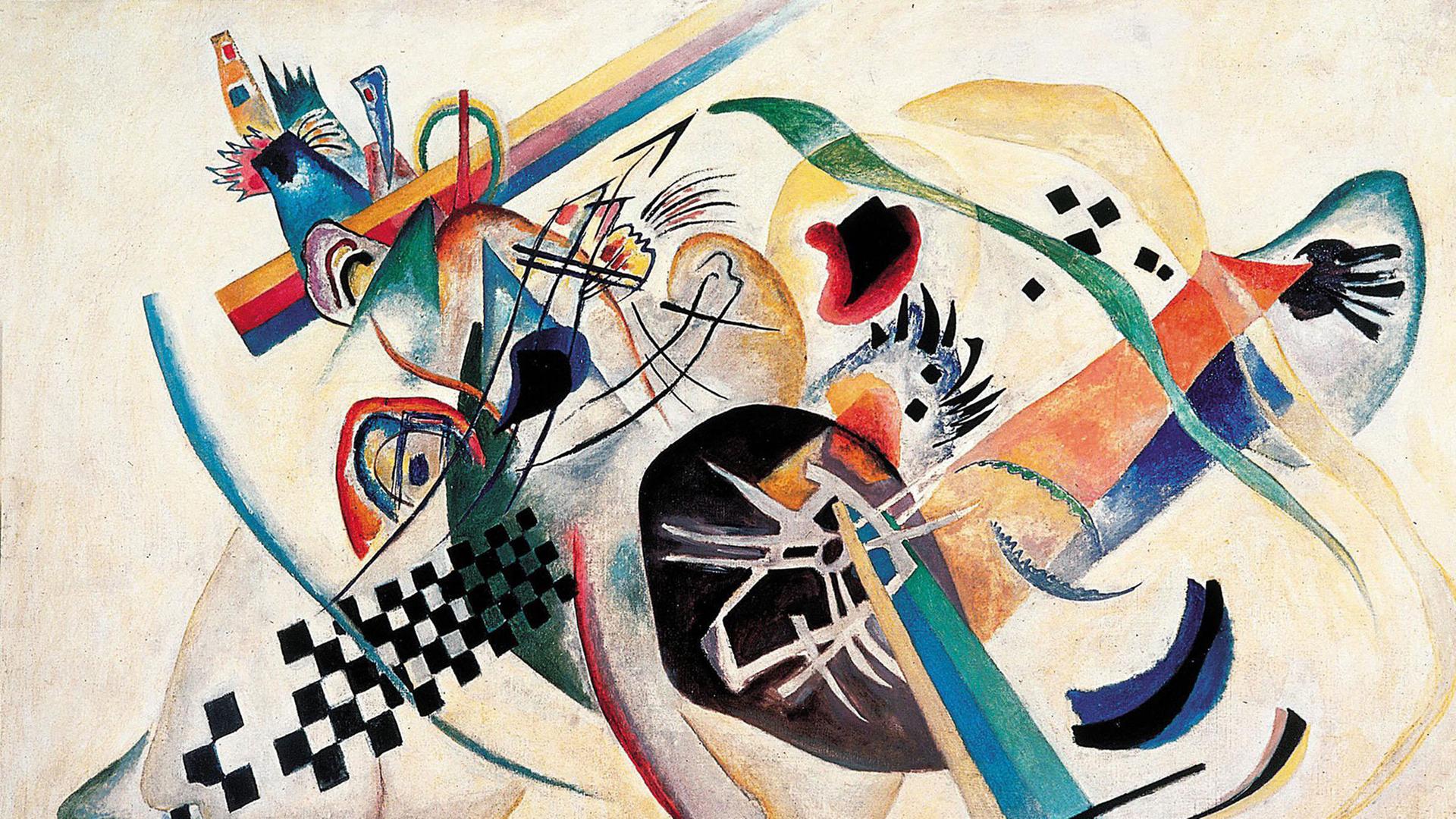 Wassily Kandinsky, "Komposition Nr. 224 (Auf Weiss)" (1920) Wassily Kandinsky, "Komposition Nr. 224 (Auf Weiss)" (1920)
