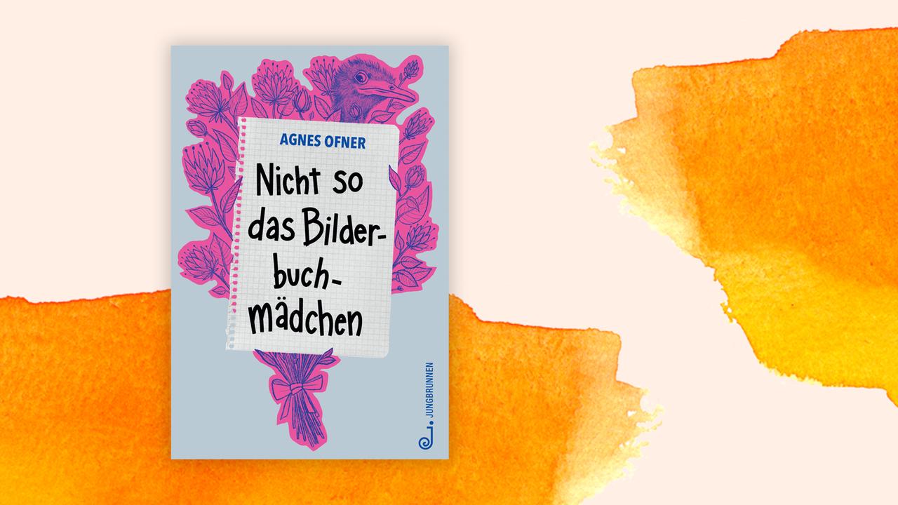 Buchcover vor grafischem Hintergrund. Buchcover vor grafischem Hintergrund.