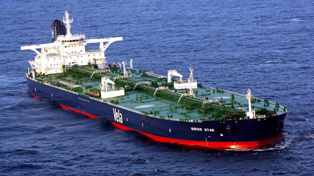 Der Tanker Sirius Star wurde am 15. November 2008 von somalischen Piraten gekapert