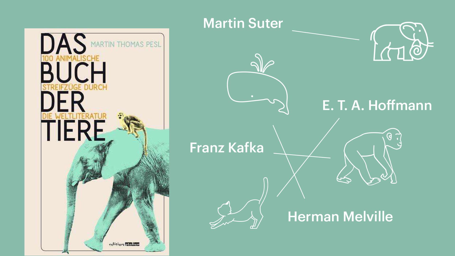 Buchcover: "Das Buch der Tiere: 100 animalische Streifzüge durch die Weltliteratur" Buchcover: "Das Buch der Tiere: 100 animalische Streifzüge durch die Weltliteratur"