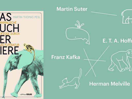 Buchcover: "Das Buch der Tiere: 100 animalische Streifzüge durch die Weltliteratur"