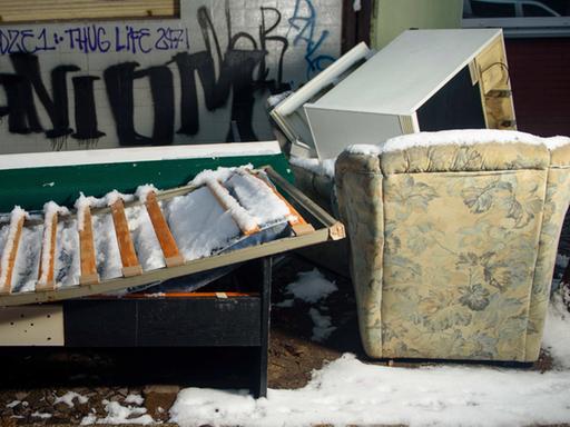 Müllhalde in Berlin-Neukölln