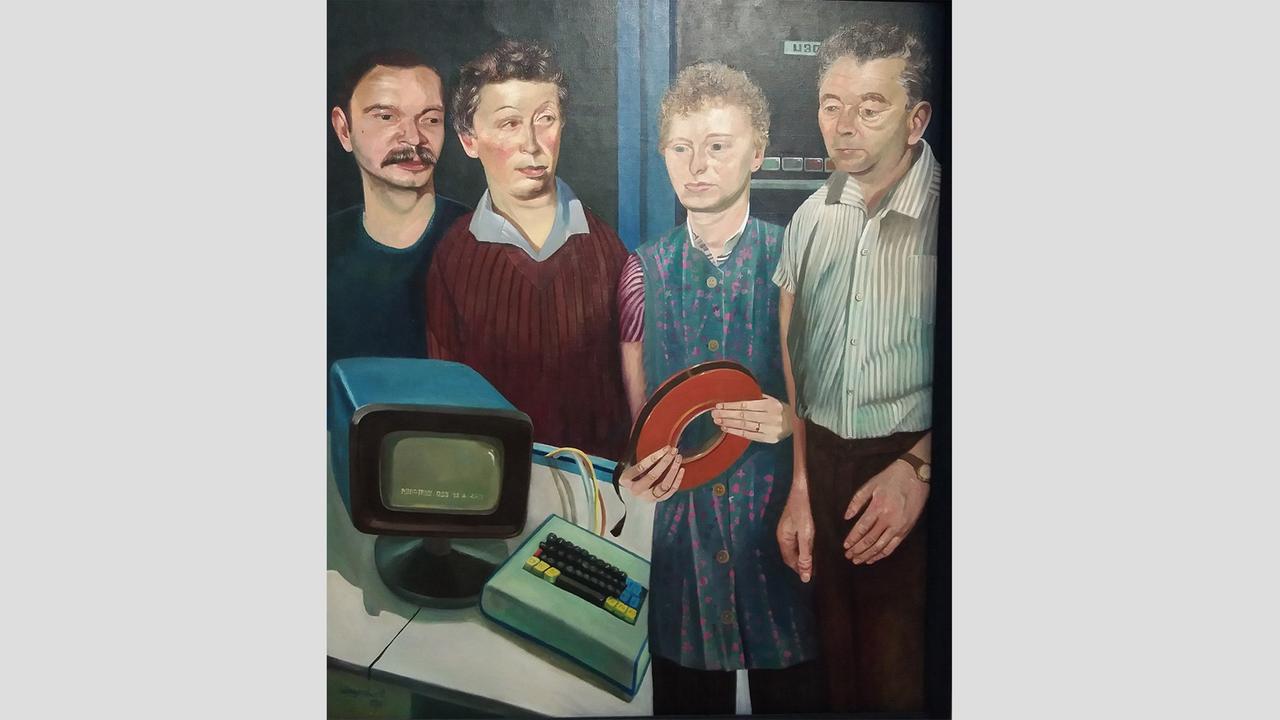 Ein Bild der Ausstellung "Der optimierte Mensch", die derzeit in Leipzig zu sehen ist. Ein Bild der Ausstellung "Der optimierte Mensch", die derzeit in Leipzig zu sehen ist.